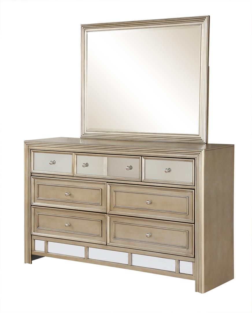 Bedroom Collections Champagne 9100 Dresser Mirror Bedroom Collections Champagne 9100 Dresser Mirror Fairfax Furniture