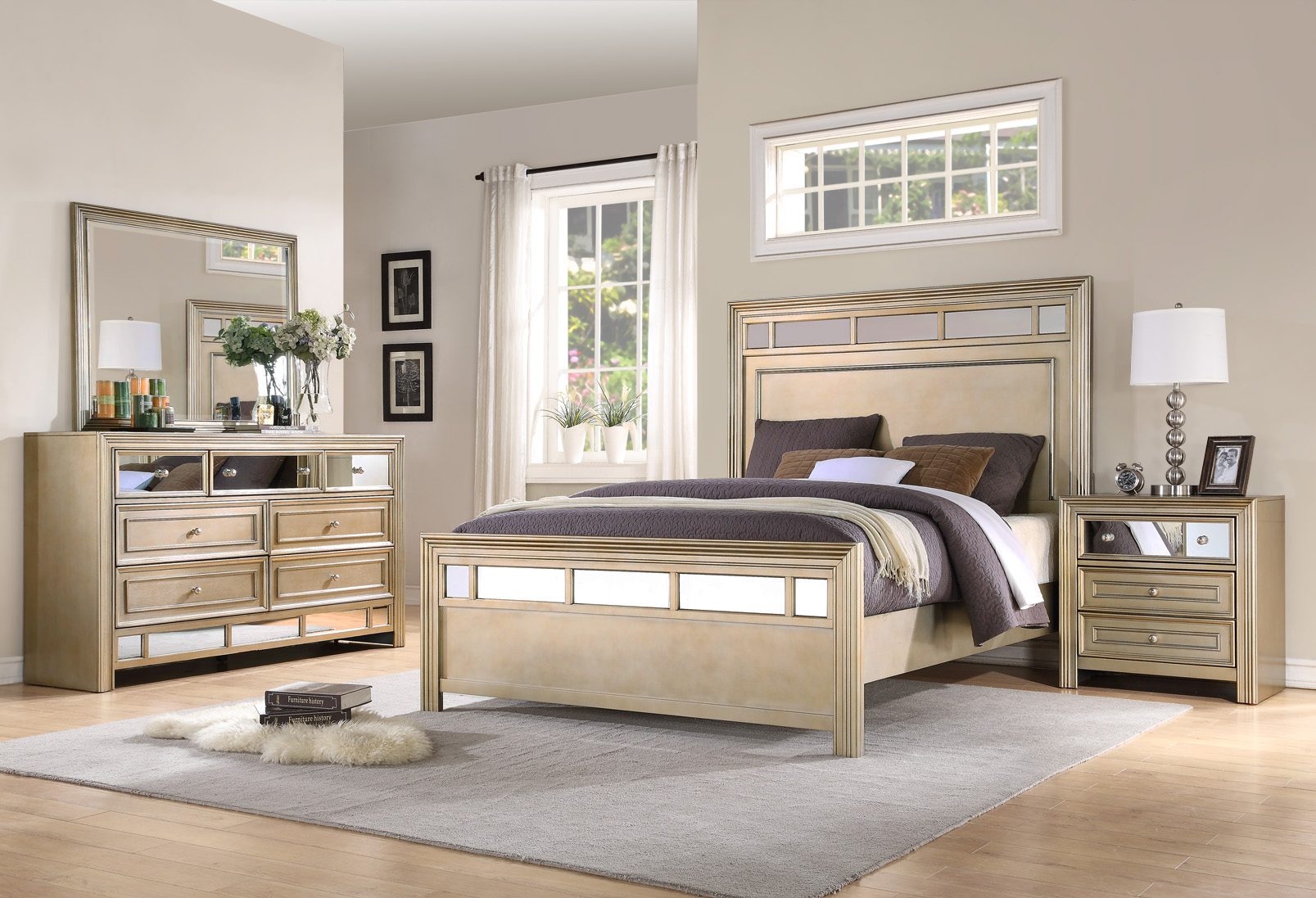 Bedroom Collections Champagne 9100 Dresser Mirror Bedroom Collections Champagne 9100 Dresser Mirror Fairfax Furniture